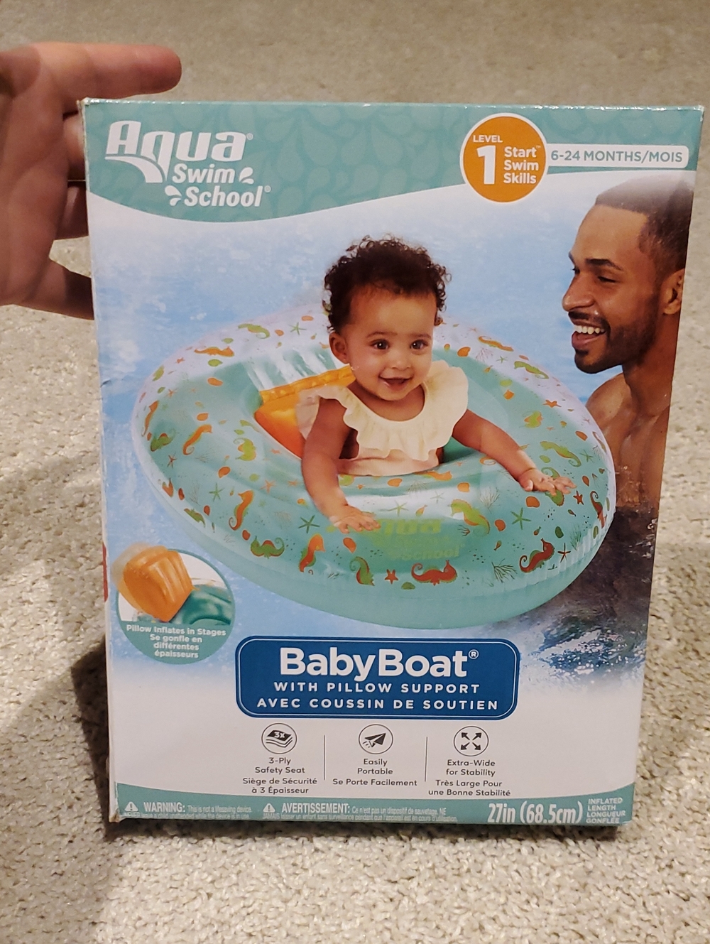 6-12M BabyBoat Inflatable Baby Float